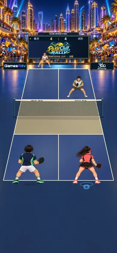Courtside boards in Dubai in Super Rally